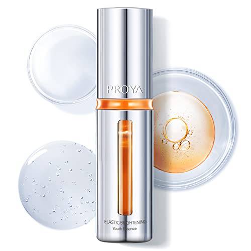 PROYA Anti Aging Serum, Brightening Dull Skin Antioxidant Facial Serum, Reduce Fine Lines Hydrate Nourish to Improve Early Signs of Aging for a Youthful Radiance Essence Skin Care Products for Women Gift 1oz