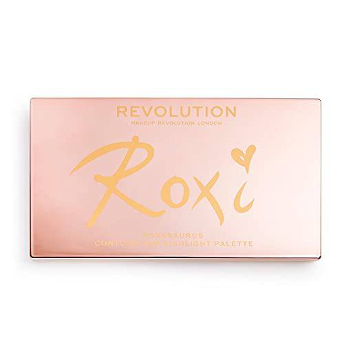 Makeup Revolution, Roxxsaurus, Highlight & Contour Palette, 8 Shades, 20g