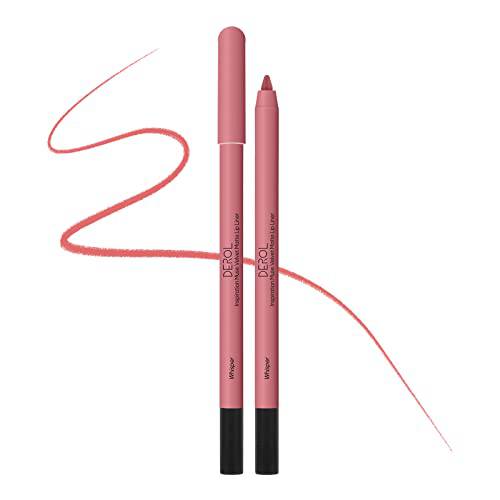 KDIRST Lip plumper setLip Liner,Matte Lip Pencil | Waterproof Lip Liner Crayon| Long Lasting ,Smooth and Soft Creamy Color Lip Liner| Cruelty-Free Lip Makeup (03 Whisper)
