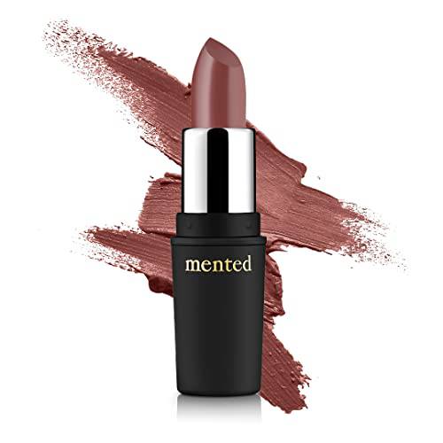 Mented Cosmetics | Semi Matte Nude Lipstick, Mented No. 5 | Vegan, Paraben-free, Cruelty-free | Nude Pink Brown, Long Lasting and Moisturizing Lipstick