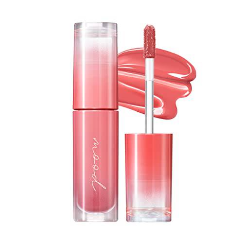 Peripera Ink Mood Glowy Tint | Lip-Plumping, Naturally Moisturizing, Lightweight, Glow-Boosting, Long-Lasting, Comfortable, Non-Sticky, Mask Friendly, No White Film (03 ROSE IN MIND)