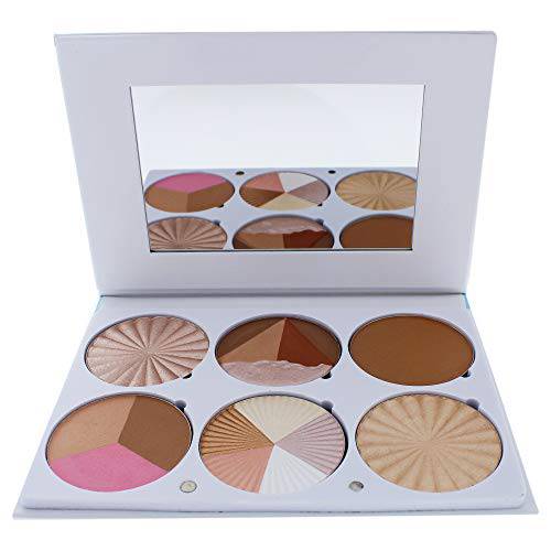 Ofra On the glow highlighting and bronzing palette by ofra for women - 1 pc palette