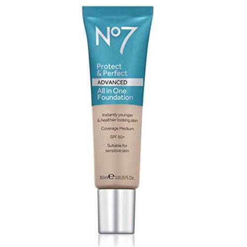 No7 Protect & Perfect Advanced All in One Foundation - HONEY