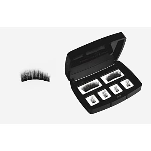 One Two Cosmetics Patented Ultra Lightweight Magnetic Eyelash set, Made in the USA (Bold Full Lash)
