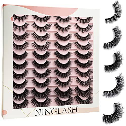 Russian DD Curl Strip Lashes Fluffy False Eyelashes Natural Lashes 15-20mm Fake Lashes Pack 5 Styles Mixed Volume Eye Lashes 20 Pairs Faux mink lash Multipack