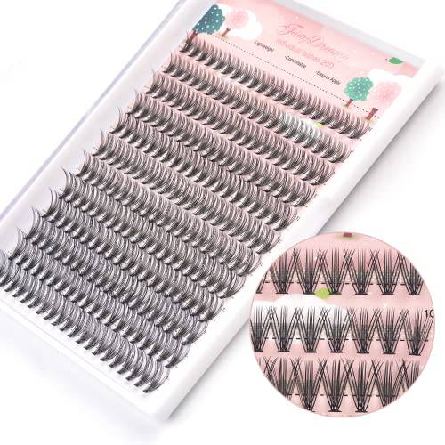 20D Lash Clusters, 240pcs Individual Lashes Extensions Volume Cluster Lashes, 10-14mm Mix Lengths 20 Roots C Curl 0.07mm Thickness eyelash Individual Cluster Lashes and Apply Under your Lashes(10/11/12/13/14mm )