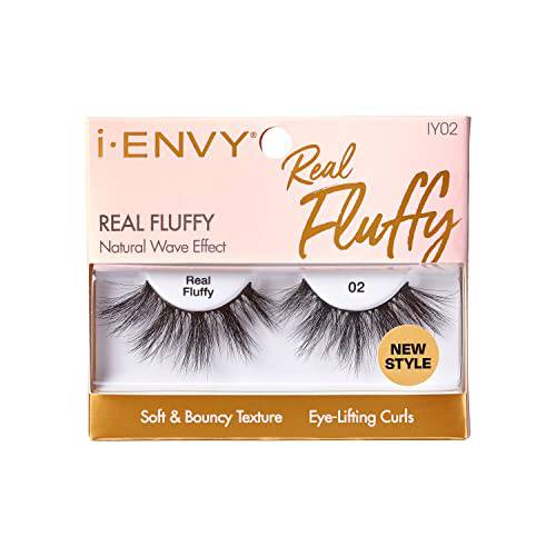 i-ENVY False Lashes Natural Wave Effect Eyelashes Eye Lifting Curls Real Fluffy Fake Lashes (2)