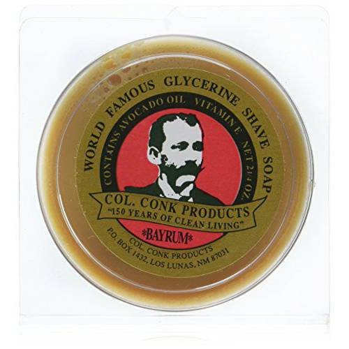 Colonel Conk Bay Rum Shaving Soap 2.25 Ounce (Pack of 3)