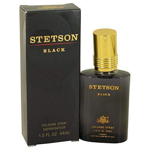 STETSON Black Cologne Spray for Men, Legendary Men’s Cologne, A Bold & Rugged Mens Fragrance, Great Classic Gift, 1.5 Fl Oz