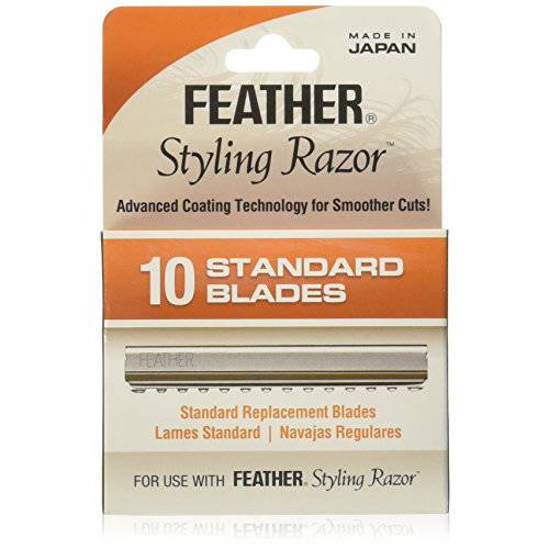 Feather FE-F1-20-100 Standard Blades, 10 Count