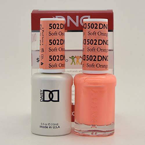 DND Gel & Matching Polish Set (502 - Soft Orange)