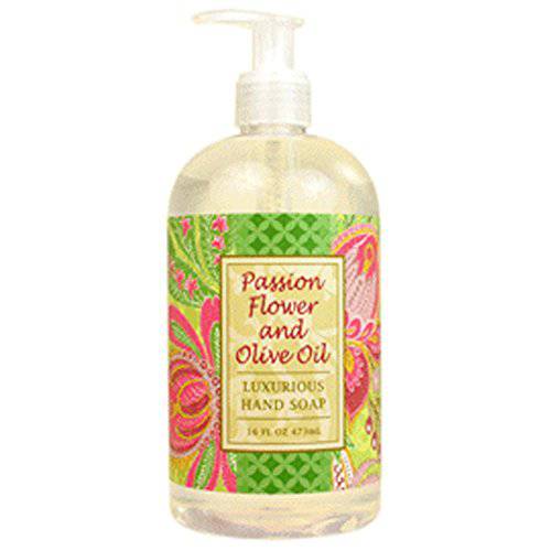 Greenwich Bay Trading Co. Luxurious Hand Soap, 16 Ounce, Passion Flower and Olive Oil