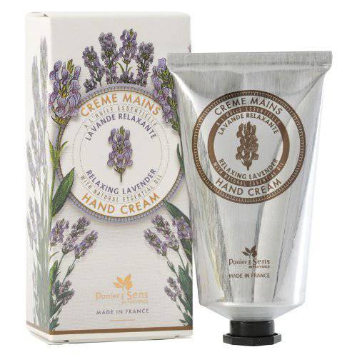 Panier des Sens Lavender Hand cream for dry cracked hands with Olive oil - Made in France 97% natural - 2.6floz/75ml