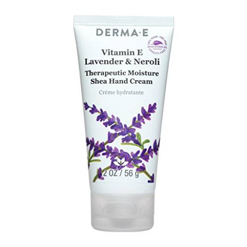 derma e Vitamin E Lavender & Neroli Therapeutic Moisture Shea Hand Cream, Aqua