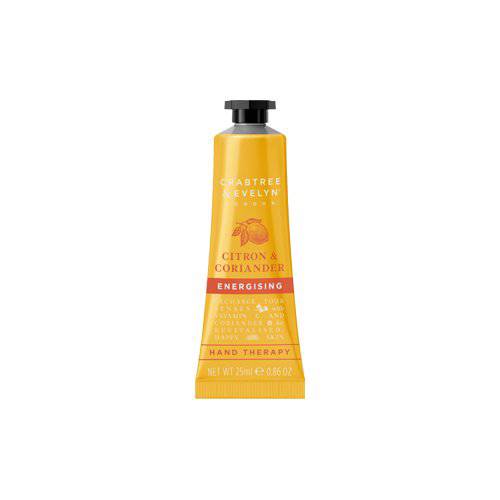 Crabtree & Evelyn Energising Hand Cream Therapy, Citron and Coriander - 0.86 oz