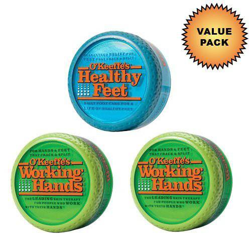 O’Keeffe’s Working Hands Cream + O’Keeffe’s Healthy Feet Cream :: Value Pack by O’Keeffe’s