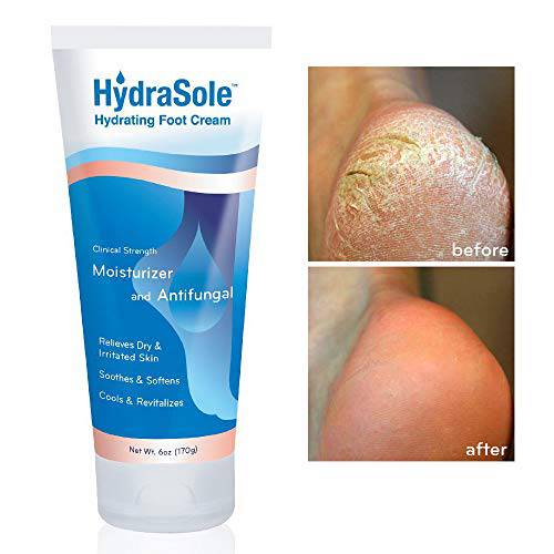 Cracked Heel Treatment HydraSole Foot Cream Kit, New clinically Effective Cream to Repair Rough, Dry and Cracked Heels