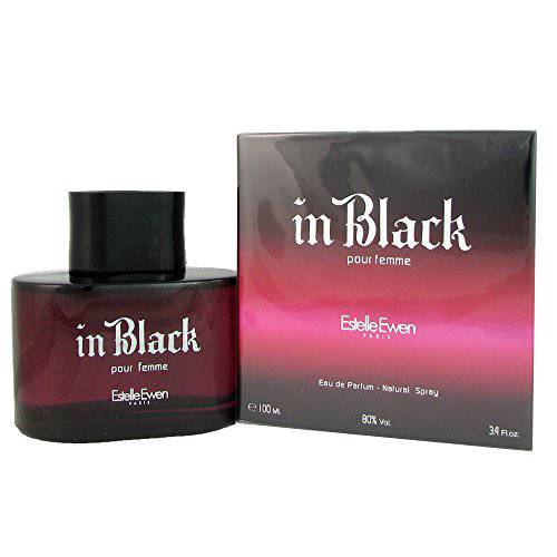 Estelle Ewen In Black Eau de Parfum Spray for Women, 3.4 Ounce