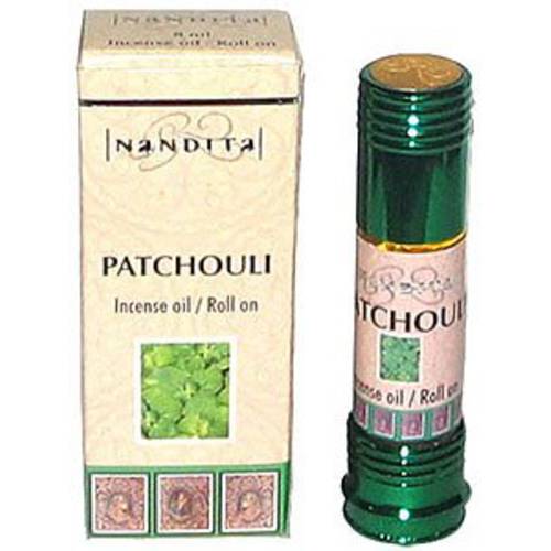 Patchouli - Nandita Incense Oil/Roll On - 1/4 Ounce Bottle