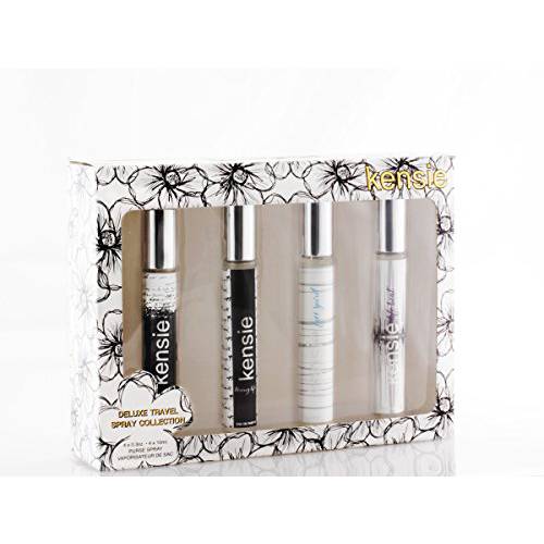 Kensie Fragrance 4 Piece Deluxe Travel Spray Collection