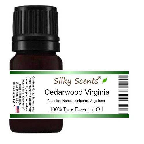 Cedarwood Essential Oil (Virginia Juniperus Virginiana Red Cedar) 100% Pure and Natural 5 ML