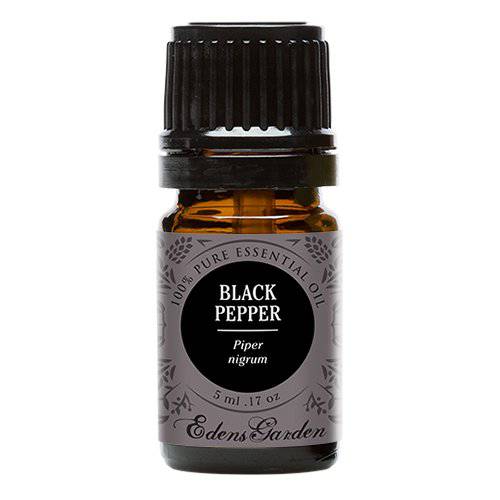 Edens Garden Black Pepper Essential Oil, 100% Pure Therapeutic Grade (Undiluted Natural/Homeopathic Aromatherapy Scented Essential Oil Singles) 5 ml