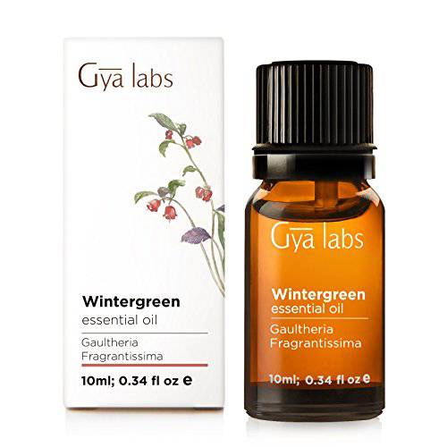 Gya Labs Wintergreen Essential Oil (10ml) - Refreshing, Crisp & Woodsy Scent