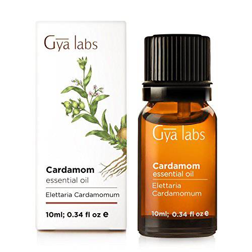 Gya Labs Cardamom Essential Oil (10ml) - Spicy & Slightly Sweet Scent