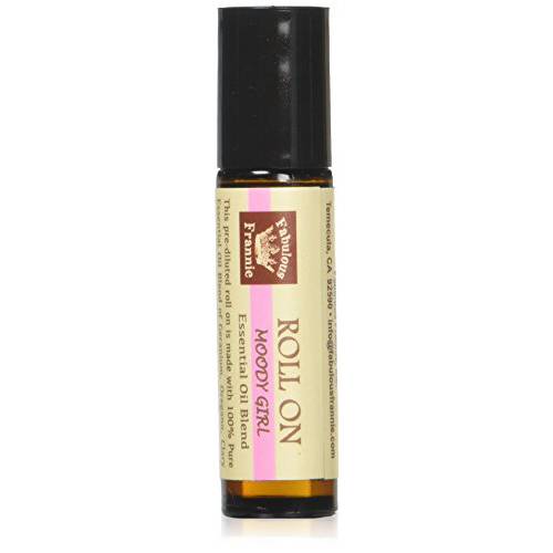 Moody Girl (Formally PMS) Pre-diluted Essential Oil Blend ROLL ON - 10 ml Geranium, Lavender, Oregano and Clary Sage Essential Oils in Coconut Carrier Oil.