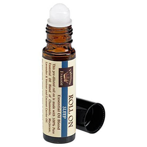 Fabulous Frannie Sleep Essential Oil Blend Pre-Diluted Roll-On 10 ml Made with Chamomile, Marjoram, Bulgarian Lavender and Vetiver