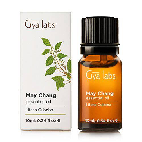 Gya Labs May Chang Essential Oil (10ml) - Herbaceous & Citrusy Scent