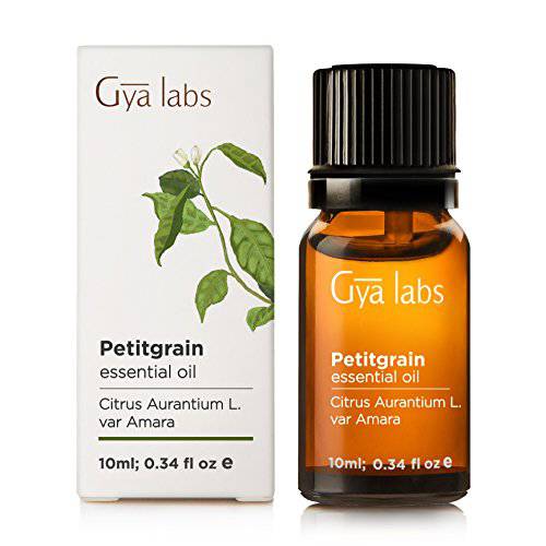 Gya Labs Petitgrain Essential Oil (10ml) - Woodsy & Floral Scent