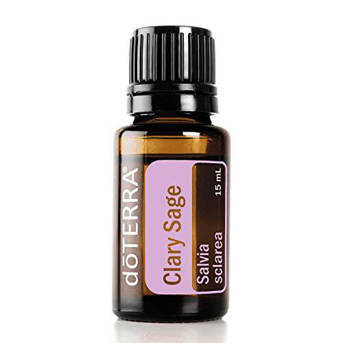doTERRA - Clary Sage Essential Oil - Promotes Healthy-Looking Hair and Scalp, Promotes Restful Sleep, Calming and Soothing to The Skin for Diffusion, Internal, or Topical Use - 15 mL
