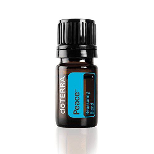 doTERRA - Peace Essential Oil Reassuring Blend - Promotes Feelings of Peace, Reassurance, and Contentment, Counteracts Negative Emotions For Diffusion or Topical Use - 5 milliliter