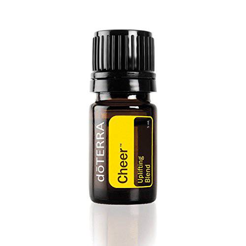 doTERRA - Cheer Essential Oil Uplifting Blend - Optimistic Aroma Promotes Feelings of Cheerfulness and Happiness, Counteracts Negative Emotions for Diffusion or Topical Use - 5 mL