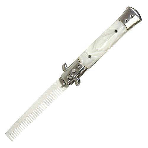 Pearl Handle Italian Style Fully Automatic Comb by Etrading