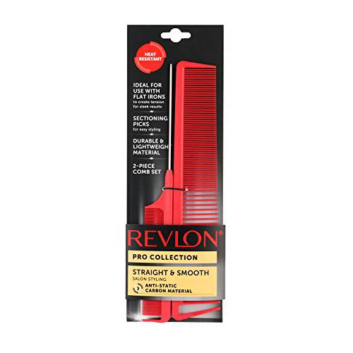 Revlon Salon Straightening 2 Piece Carbon Combs