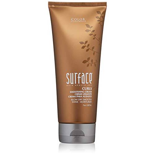 Surface Curls Smoothing Cream - Natural Cruelty-Free Moisture, Shine and Softness, 7 oz.