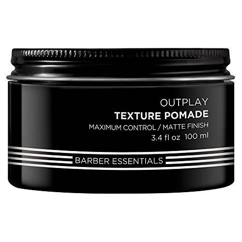 Redken Brews Texture Pomade For Men, Maximum Hold And Matte Finish, No Crunch, 3.4 Ounce