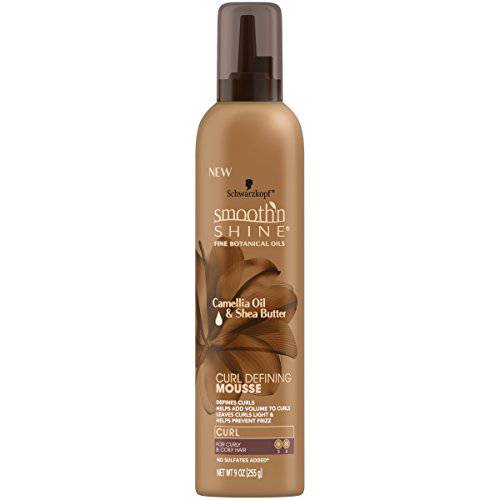 Smooth ’N Shine Curl Defining Mousse, 9 Ounces
