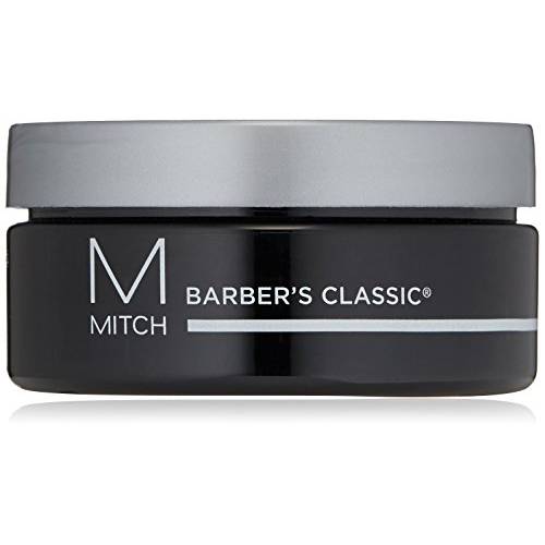 Paul Mitchell MITCH Barber’s Classic Pomade for Men, Moderate Hold, High Shine Finish, For All Hair Types