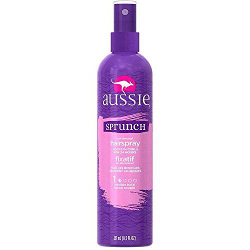 Aussie Sprunch Hair Spray, Strong Hold 8.5 oz (Pack of 2)