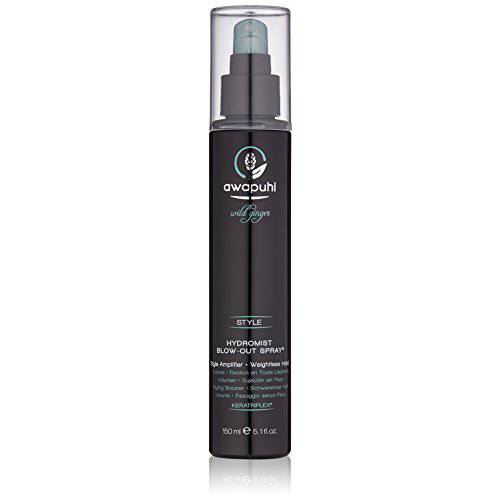 Paul Mitchell Awapuhi Wild Ginger HydroMist Blow-Out Spray, Style Amplifier, Weightless Hold, For All Hair Types