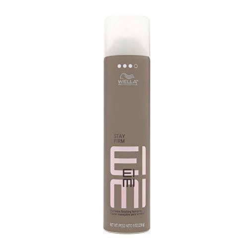 Wella EIMI Stay Firm Workable Finishing Hairspray, Lightweight Hold with Heat And UV Protection, 9 oz.