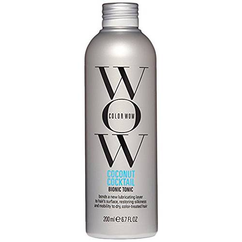 Color Wow Dream Cocktail Coconut-Infused – No frizz leave-in conditioner turns dry, damaged hair to silk in a single blow dry Coconut oil complex detangles, silkens heat protection closes cuticles