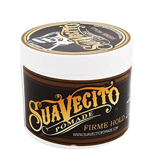 Suavecito Pomade Firme (Strong) Hold 32 oz, 1 Pack - Strong Hold Hair Pomade For Men - Medium Shine Water Based Wax Like Flake Free Hair Gel - Easy To Wash Out - All Day Hold For All Hair Styles