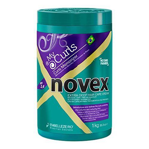 Novex My Curls Deep Conditioning Mask, 35 oz - Enhanced with a Mix of Oils and Cranberry Extract (Suitable for All Curls)