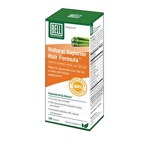 Natural Superior Hair Formula by Bell Lifestyle Products - 120 Capsules