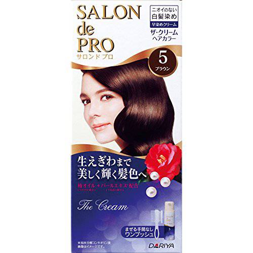 Dariya Salon De professional The cream hair color (for gray hair) 5 (Brown)