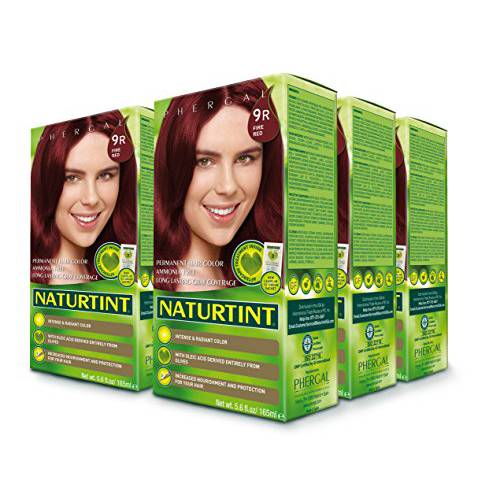 Naturtint Permanent Hair Color 5R Fire Red, 5.75 fl oz (Pack of 6)